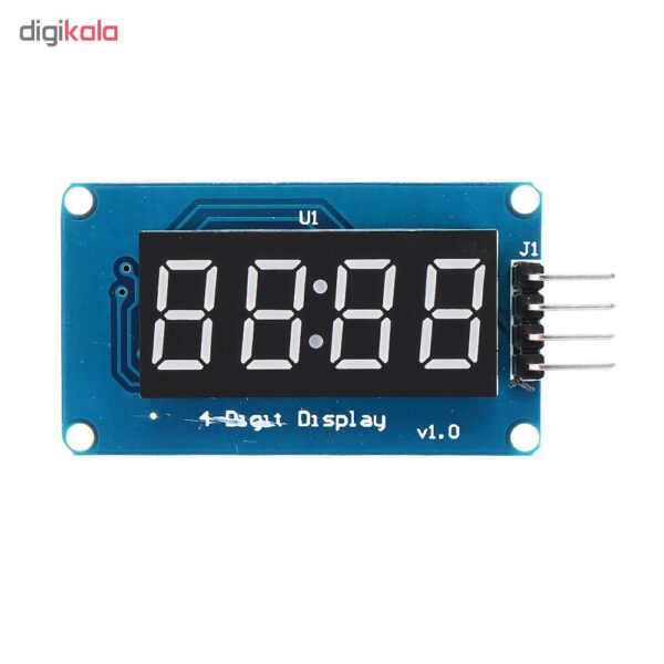 خرید و فروش  ماژول سون سگمنت مدل TM1637-4D مناسب برای انواع pcb
