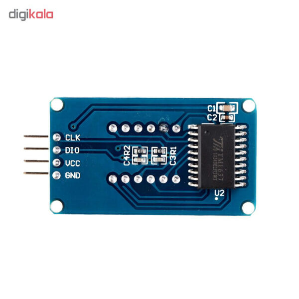 خرید و فروش  ماژول سون سگمنت مدل TM1637-4D مناسب برای انواع pcb