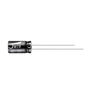 خرید و فروش  تک و عمده خازن 100 میکروفاراد 16 ولت جی دبلیو کو کد 615 بسته 10 عددی تامین کننده در ایران