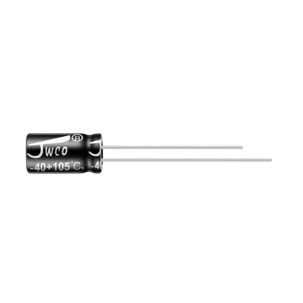 خرید و فروش  تک و عمده خازن 100 میکروفاراد 16 ولت جی دبلیو کو کد 615 بسته 10 عددی تامین کننده در ایران