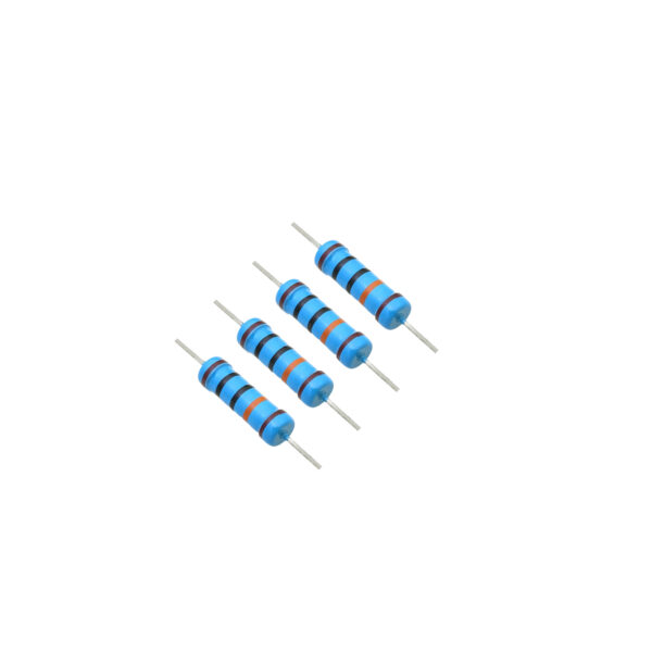 خرید و فروش  مقاومت 100 کیلو اهم 1/4 وات مدل 1% 100K/1/4W بسته 50 عددی مناسب برای انواع pcb