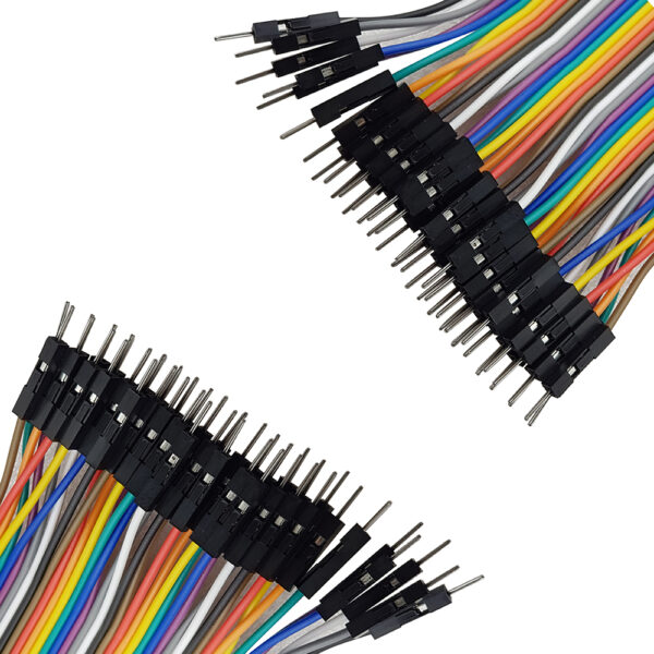 خرید و فروش  سیم جامپر مدل 20CM-M/M بسته 40 عددی  مناسب برای انواع pcb