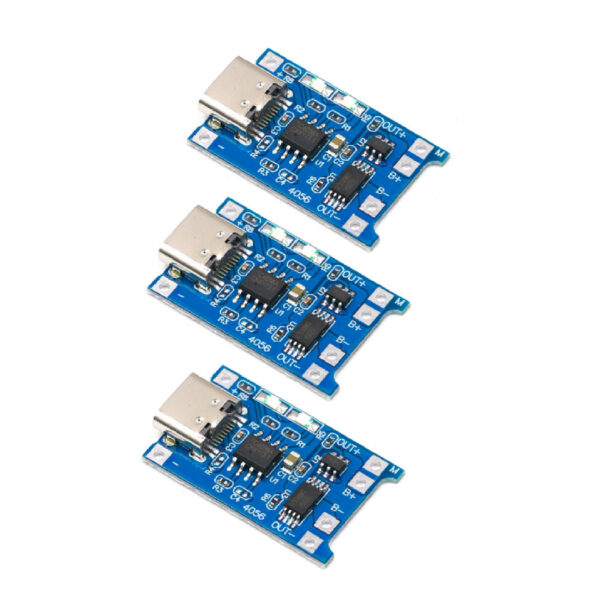خرید و فروش  ماژول شارژ باتری لیتیومی مدل TP-4056TYPEC بسته 3 عددی مناسب برای انواع pcb