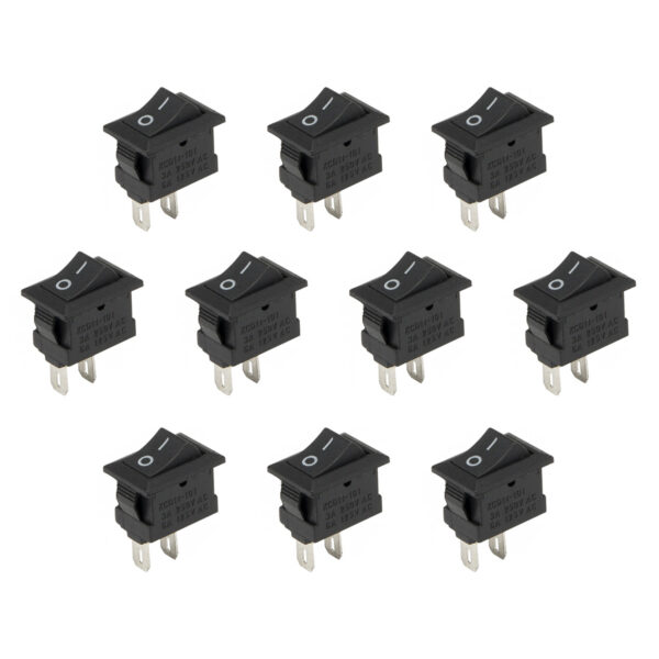 خرید و فروش  کلید راکر مدل 2 پایه KCD1-11 بسته 10 عددی مناسب برای انواع pcb