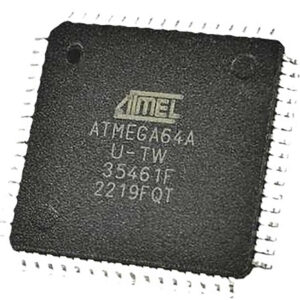 خرید و فروش  میکروکنترلر اتمل مدل ATMEGA64AU-TW SMD مناسب برای انواع pcb