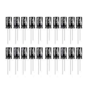 خرید و فروش  خازن الکترولیت 10 میکرو فاراد 50 ولت جی دبلیو کو کد Silvana-C04 بسته 20 عددی مناسب برای انواع pcb