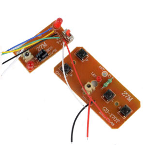 خرید و فروش  ماژول فرستنده و گیرنده کنترل از راه دور 4 کاناله مدل 4ch-2led مناسب برای انواع pcb