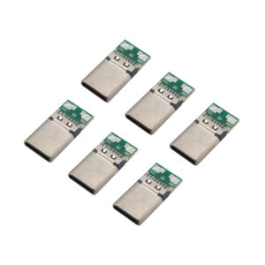 خرید و فروش  سوکت نری یو اس بی تایپ سی مدل charge_only بسته 6 عددی مناسب برای انواع pcb
