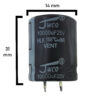 خرید و فروش  خازن الکترولیت 10000uF میکرو فاراد جی دبلیو کو مدل 25V مناسب برای انواع pcb