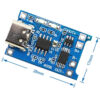 خرید و فروش  ماژول شارژ باتری لیتیومی مدل TP-4056TYPEC بسته 2 عددی مناسب برای انواع pcb